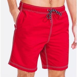 NAUTICA Men's Quick Dry Nylon Swim Trunks